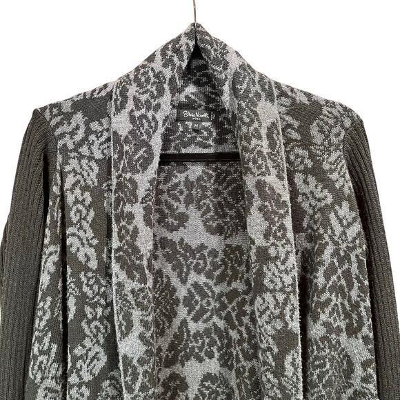 SILVIA NOVELLI Sweater Cardigan Size M Made in Italy Merino Wool Blend (C-226) - Picture 4 of 5